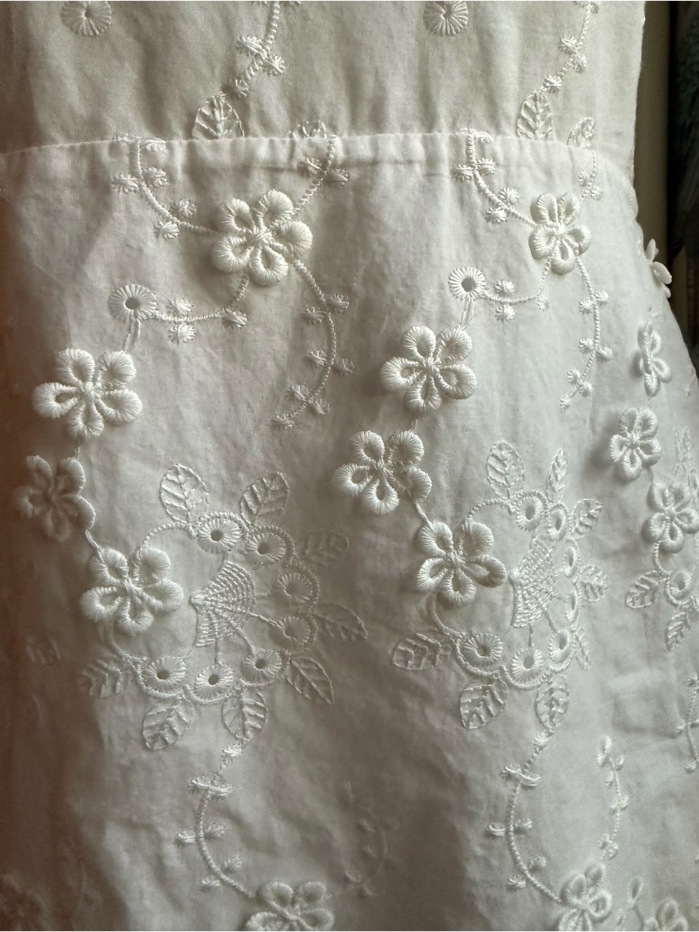 Altarâd State White Floral AppliquĂŠ Strapless Mini Dress Coquette Summer - Picture 5 of 7